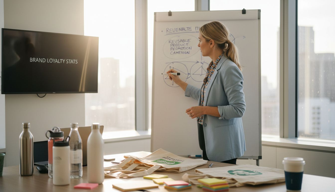 Manager planning reusable product campaign